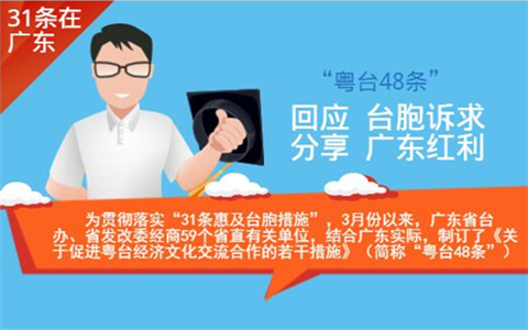圖解:廣東省發(fā)布“粵臺(tái)48條”回應(yīng)臺(tái)胞訴求分享廣東紅利