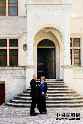 楊惠姍、張毅在古安博物館 楊惠姍、張毅在古安博物館