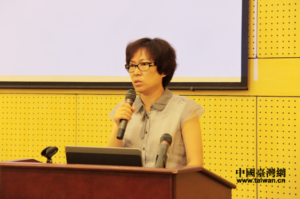 市臺辦主任梁建華在會上發言 市臺辦主任梁建華在會上發言