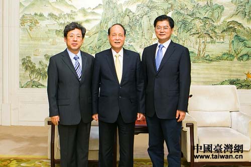 江蘇宿遷市領導會見海基會林中森 江蘇宿遷市領導會見海基會林中森