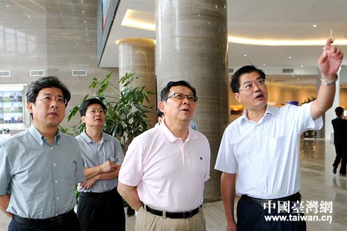 海協會會長陳德銘來宿考察 海協會會長陳德銘來宿考察