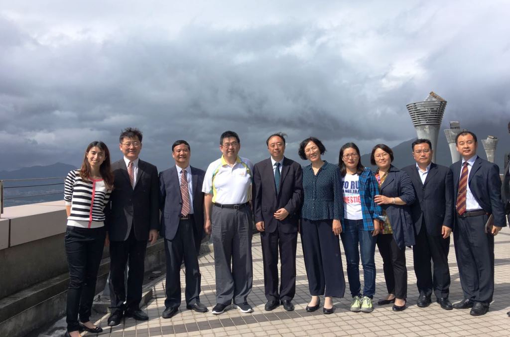 山東省高校交流團在臺北參訪中國文化大學 山東省高校交流團在臺北參訪中國文化大學