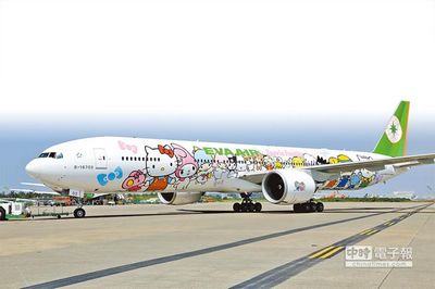 長榮航空Hello Kitty牽手機首航巴黎 掀可愛旋風 長榮航空Hello Kitty牽手機首航巴黎 掀可愛旋風