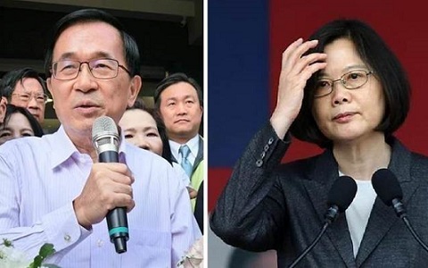 陳水扁大贊蔡英文人事案 網友直言:禍害臺灣
