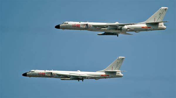 資料圖:空軍轟6K轟炸機