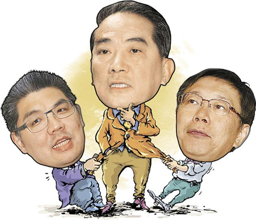 宋楚瑜:連勝文、柯文哲兩邊 每天都有人找我 宋楚瑜:連勝文、柯文哲兩邊 每天都有人找我