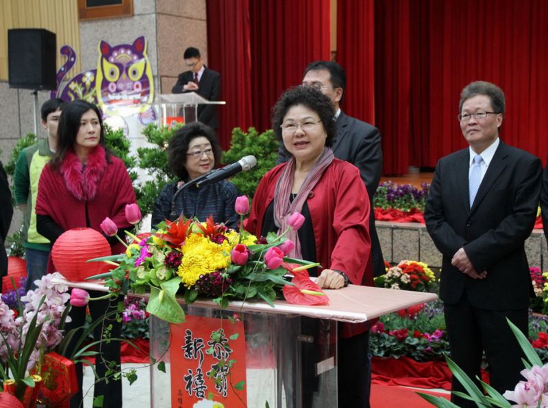 新春假期后開春第一天,陳菊出席活動 新春假期后開春第一天,陳菊出席活動