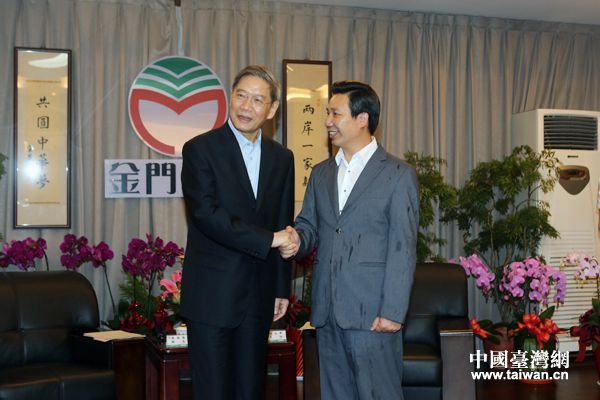 國臺辦主任張志軍參觀金門高粱酒廠 國臺辦主任張志軍參觀金門高粱酒廠