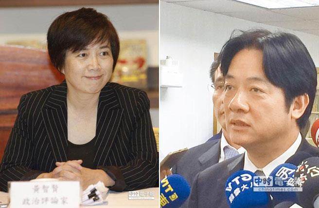 黃智賢在臉譜網抨擊,賴清德被豢養成無法可管的土皇帝,民主早已結束。(中時報系資料照片) 黃智賢在臉譜網抨擊,賴清德被豢養成無法可管的土皇帝,民主早已結束。(中時報系資料照片)