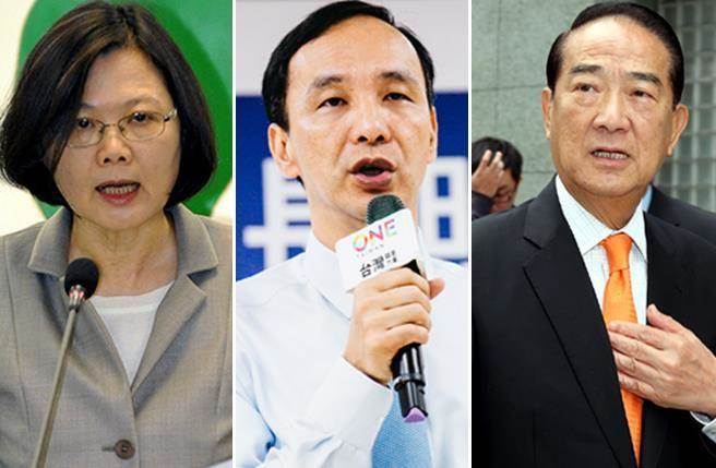 臺(tái)灣2016政見(jiàn)會(huì)最終場(chǎng),朱宋夾殺蔡美豬議題。(圖/《中國(guó)時(shí)報(bào)》) 臺(tái)灣2016政見(jiàn)會(huì)最終場(chǎng),朱宋夾殺蔡美豬議題。(圖/《中國(guó)時(shí)報(bào)》)