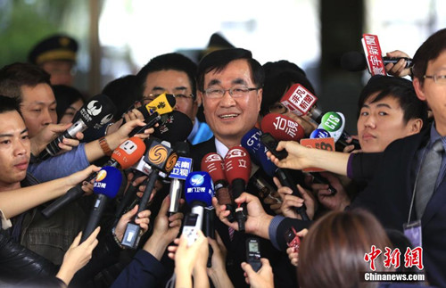 郁慕明選國民黨主席李四川回應:資格不符(圖)