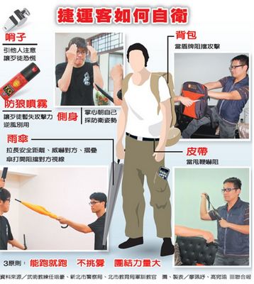 臺北捷運發(fā)生持刀砍人案市面防狼噴霧被掃一空