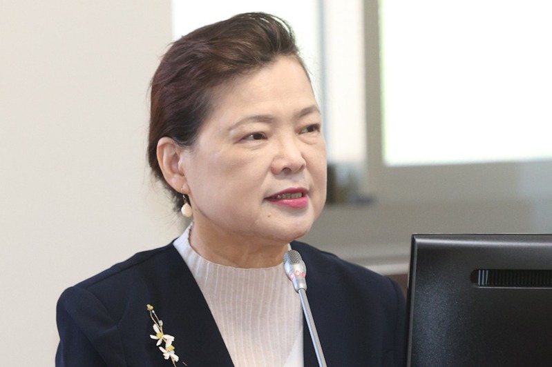 臺當局經濟部門負責人王美花。 圖片來源:臺灣《聯合報》