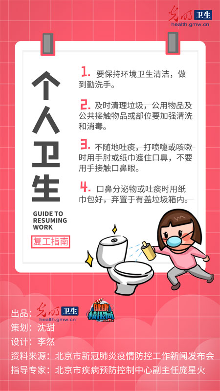 【防疫海報】復工復產別慌,這份日常辦公防護指南請收好