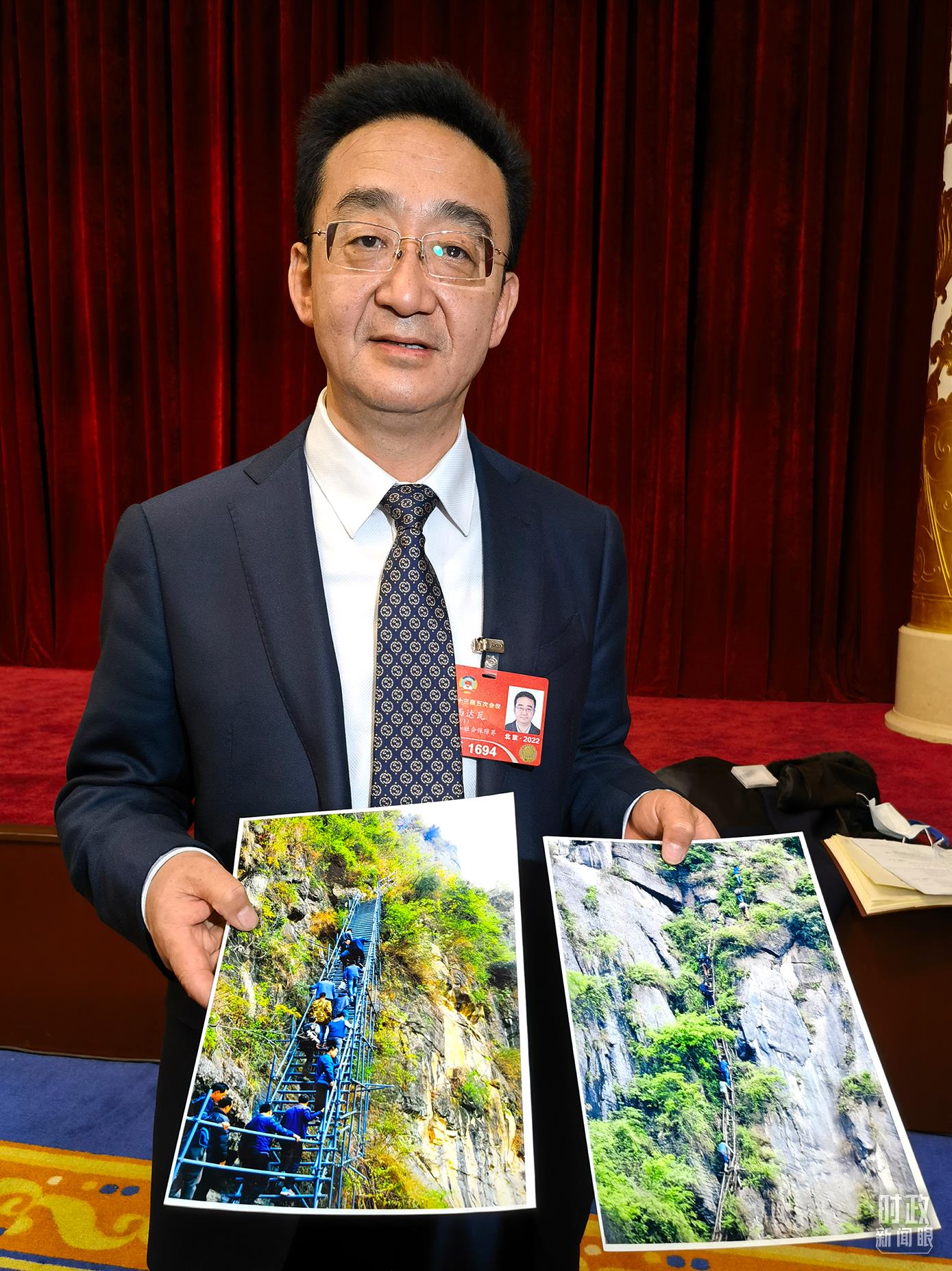 益西達(dá)瓦委員。(總臺央視記者賈林拍攝)