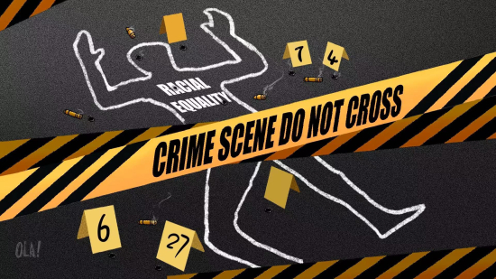 (熱點觀察漫評)美國種族歧視是威脅民主的“黑暗力量”_fororder_1111