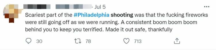 血腥“獨立日” 海外網友:美國是一部恐怖電影_fororder_費城槍擊案