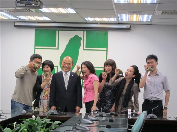 蘇貞昌送粽子 蘇貞昌送粽子