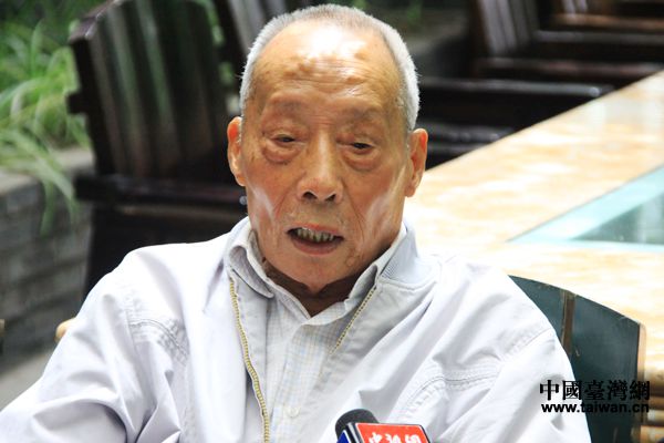 老兵劉景軾。(中國臺灣網記者 宣玲玲 攝 ) 老兵劉景軾。(中國臺灣網記者 宣玲玲 攝 )