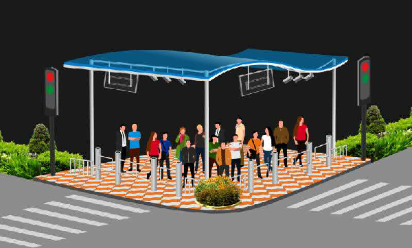 2月28日上午11時許,深圳交警在留仙小學附近的留仙大道某紅綠燈路口,試點智能行人過街系統,并邀請市人大代表、普通市民、學生等現場體驗新系統。