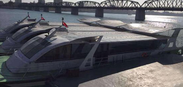 揭秘朝鮮平壤豪華游艇 動力全靠太陽(圖)