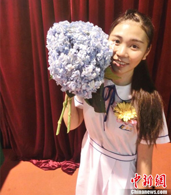 圖三:澳門女孩冼穎琳入讀中南大學(xué)(冼穎琳供圖)