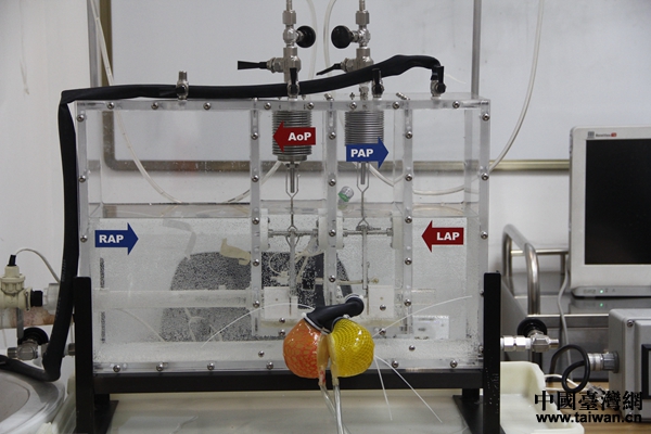鳳凰全人工心臟模擬實驗。 鳳凰全人工心臟模擬實驗。