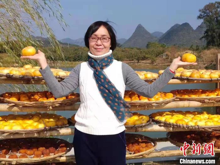 圖為黃文君在桂林恭城旅游。被訪者供圖